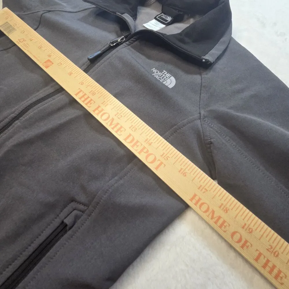 The North Face FlashDry Gray Softshell Jacket Full Zip Women’s  Size Small